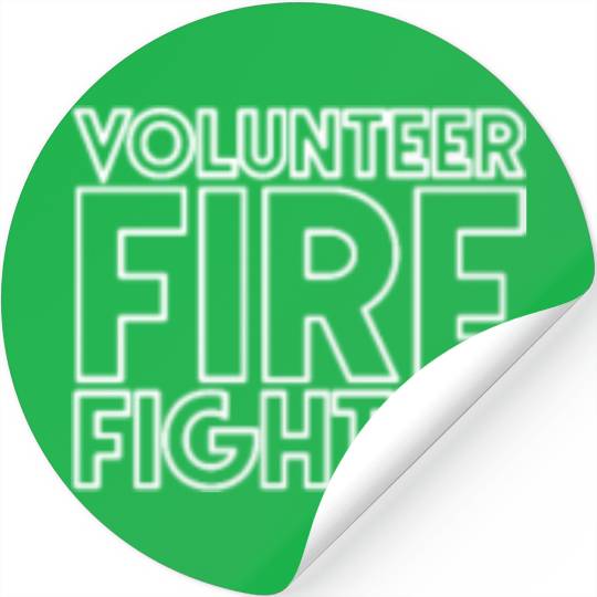 Volunteer Fire Fighter Fire Department Firefighter Stickers