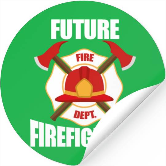 Future Firefighter Fire Dept. Stickers