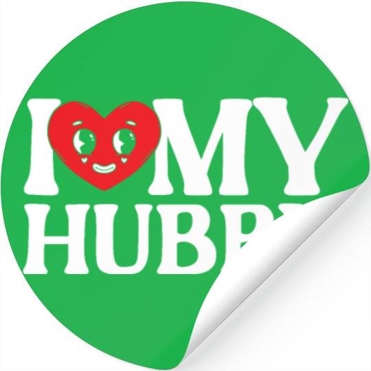 I Love My Hubby Valentines Day Marriage Cupid Love Stickers