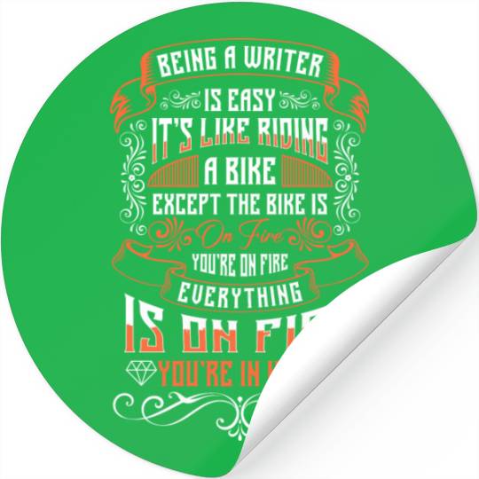 Writer Literature Stickers