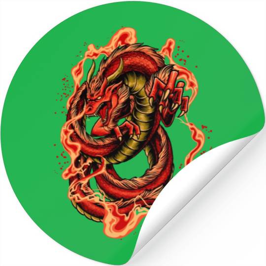 RACING DRAGON Stickers