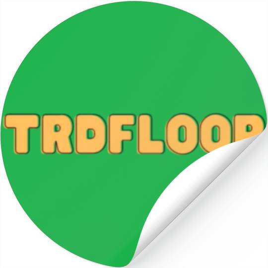 TRDFLOOR Orange Stickers