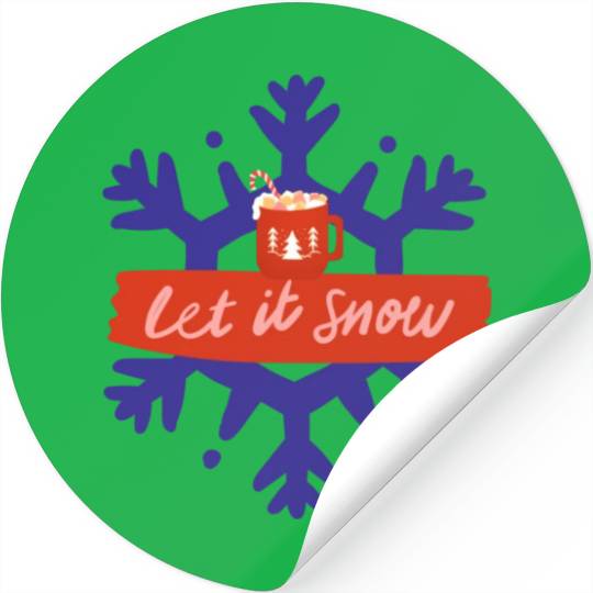 let it Snow Stickers