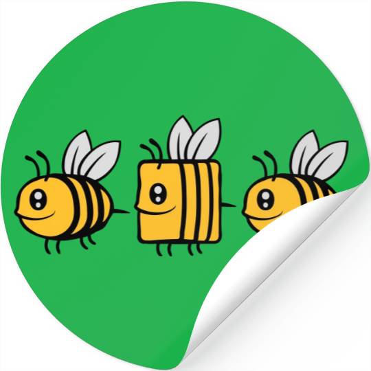 bee different comic bee Stickers