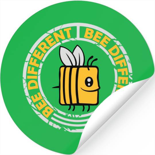 bee different saying quote Stickers