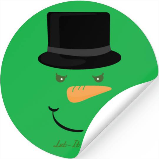 Let It Snow Stickers