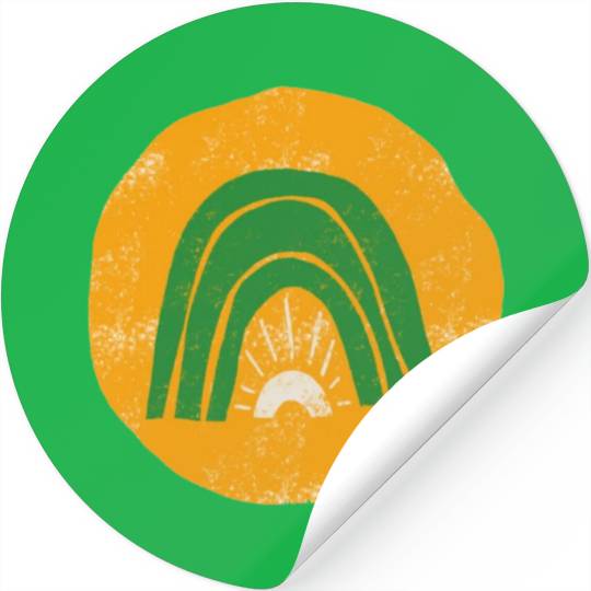 Sun and Mountains Stickers