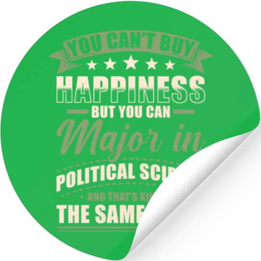 Political Science Major Stickers