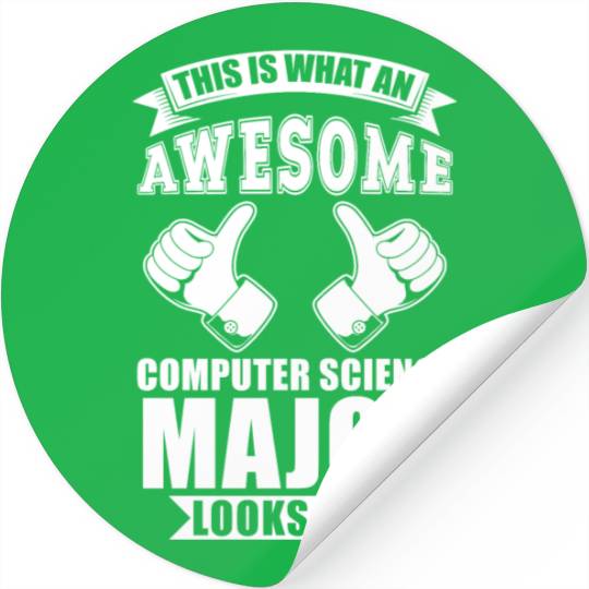 Computer Science Major Stickers