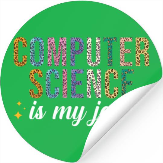 Computer Science is my Jam Stickers