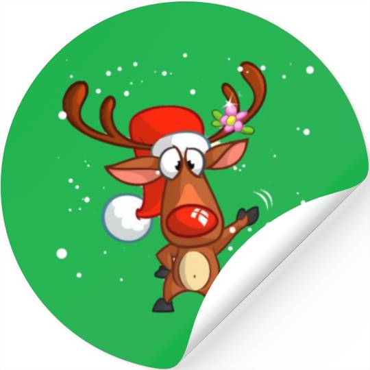 Christmas Deer Stickers