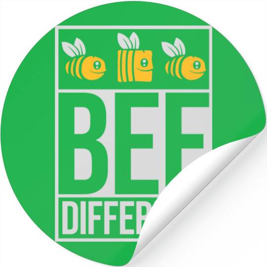bee different saying quote Stickers
