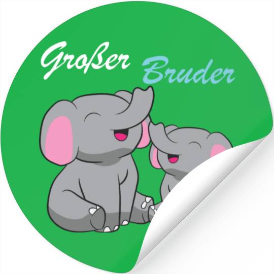 Elephant - Großer Bruder Stickers