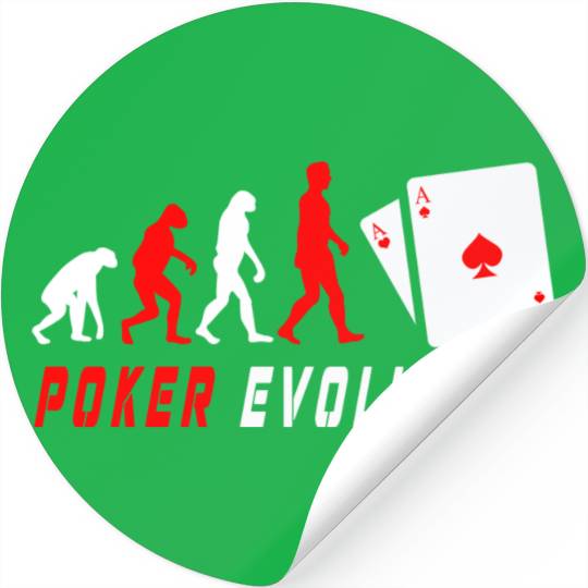 Poker Evolution Stickers