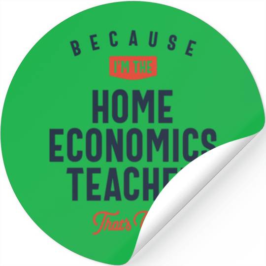 Home Economics Teacher Job Occupation Stickers
