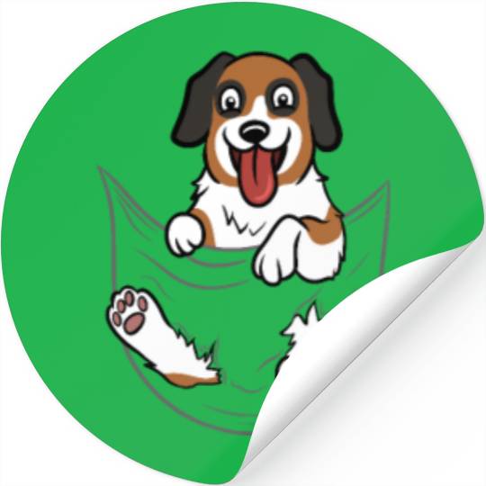 Saint Bernard Pocket Graphic Stickers