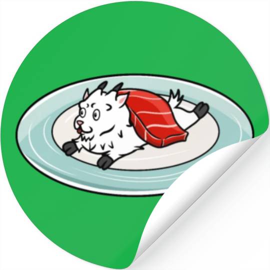 Goat Nigiri Sushi Stickers