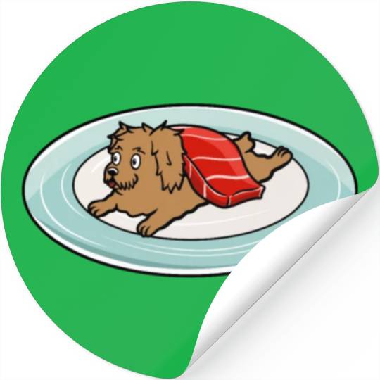 Goldendoodle Nigiri Sushi Stickers