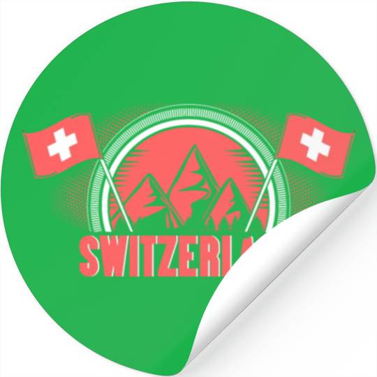 Switzerland Matterhorn Home Gift Stickers