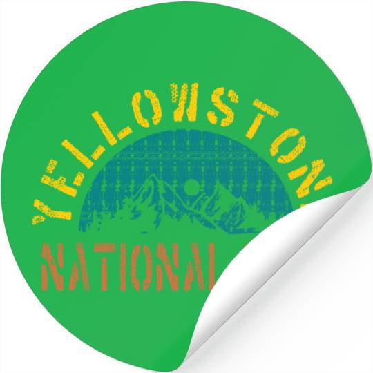 Vintage YStone National Park Retro 80s Stickers