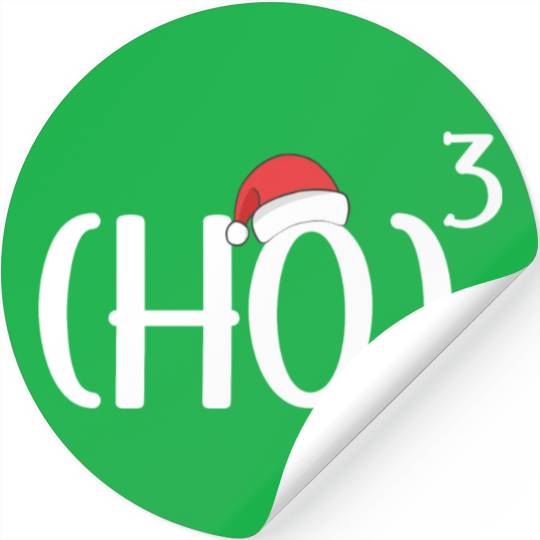 HO HO HO - Santa Claus Christmas Gift Idea Stickers