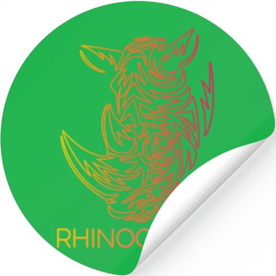 rhinoceros Stickers