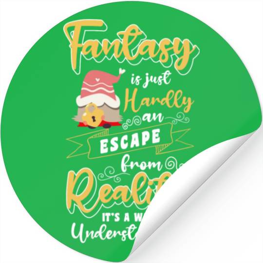 Gnome Imp Fantasy Cute Stickers