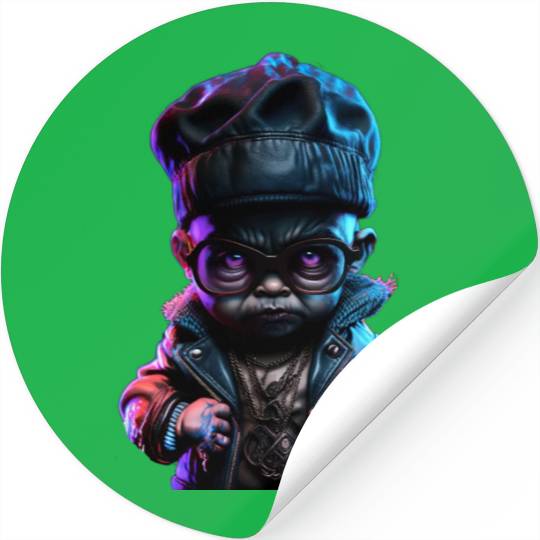 Baby Cyberpunk Gangsta Stickers