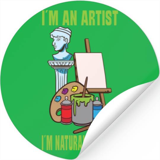 Artist Painting Painter Art Paint Art Teacher Stickers