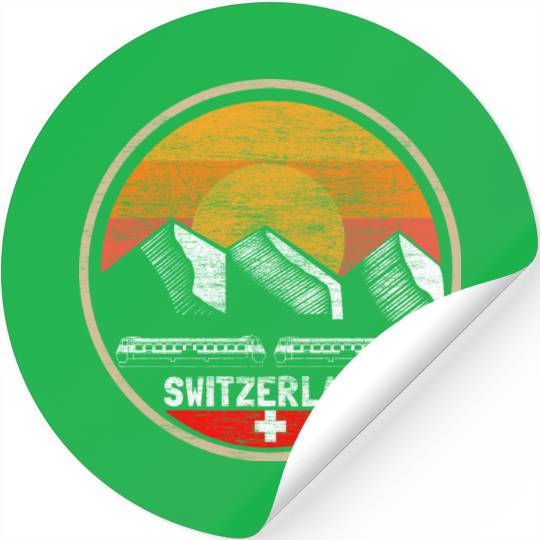 Switzerland Swiss Home Gift Stickers