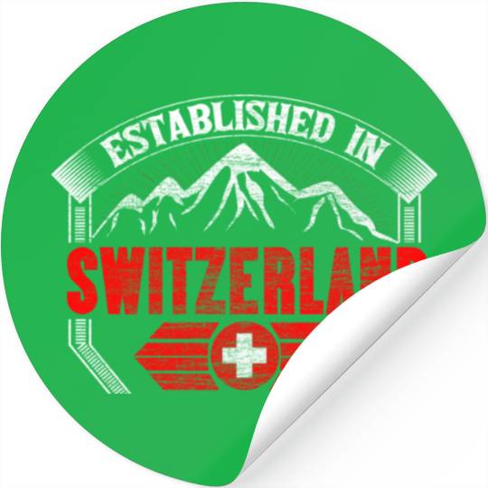 Switzerland Proud Gift Idea Stickers