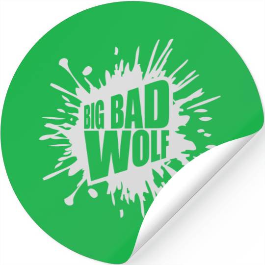 big bad wolf quote Stickers