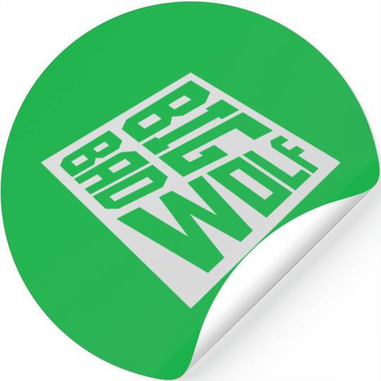 big bad wolf quote Stickers