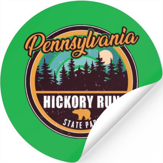 Hickory Run state park Pennsylvania Stickers