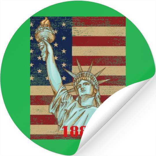 LOVE-Statue of Liberty Stickers
