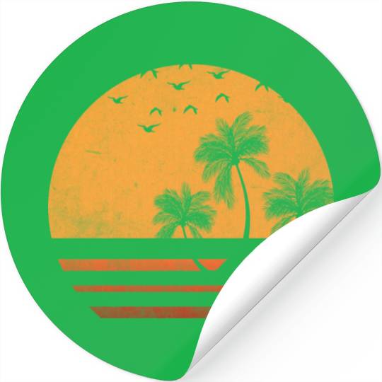 Palm tree Summer Beach Stickers