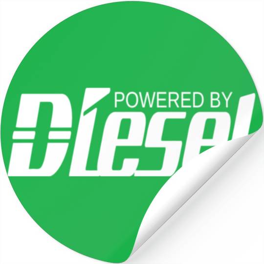 Powered By Diesel Stickers