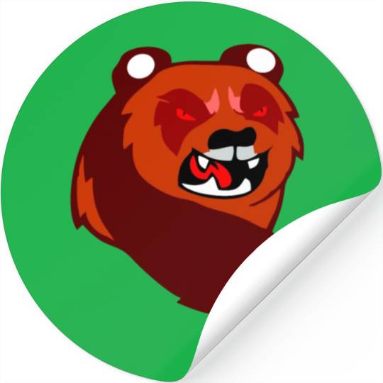 angry panda Stickers