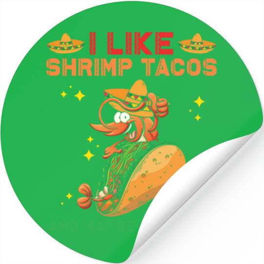 Shrimp Tacos Stickers