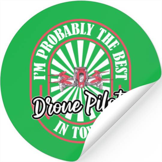 Drone Pilot Funny Stickers