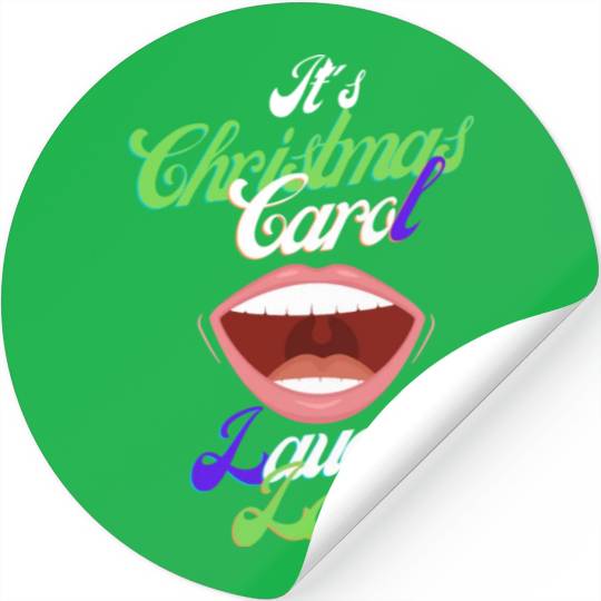 Christmas Carol Gift And T- Stickers Shop Now.