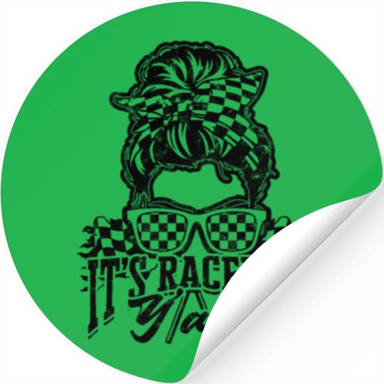 It's race day y'all - kart racing Stickers