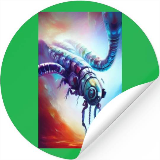 Alien insect Stickers