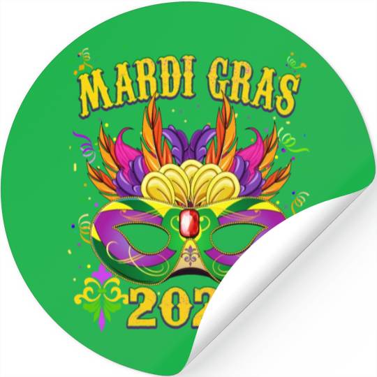 Beads Bling Party - Mardi Gras 2023 Stickers