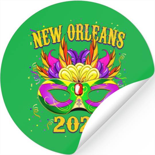 New Orleans Mardi Gras 2023 Stickers