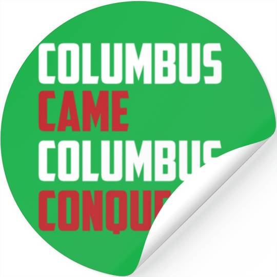 Columbus Day 1492 Stickers