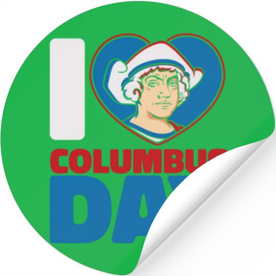 Columbus Day 1492 Stickers