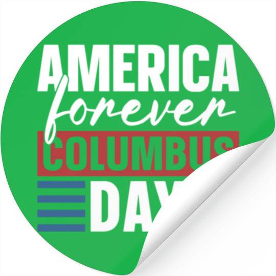 Columbus Day 1492 Stickers