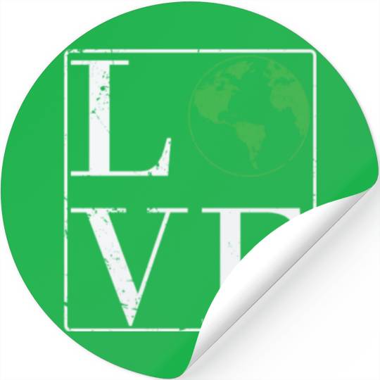 Love Environment Nature Planet Earth Stickers