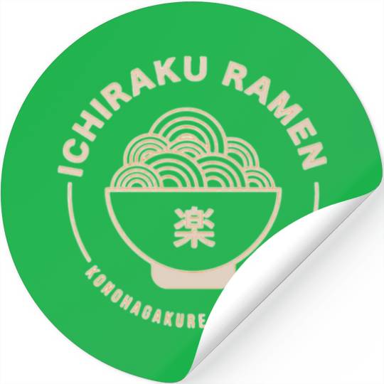 Ichiraku Ramen Hidden Leaf Stickers